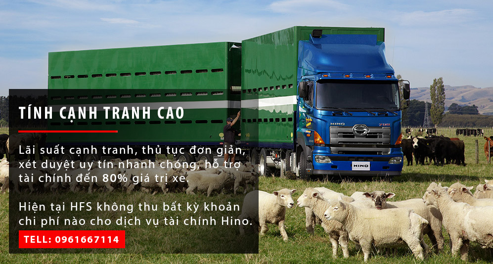 tài chính hino có tính cạnh tranh cao với ngân hàng
