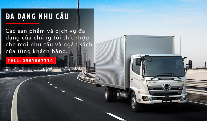 tài chính hino đa dạng về nhu cầu