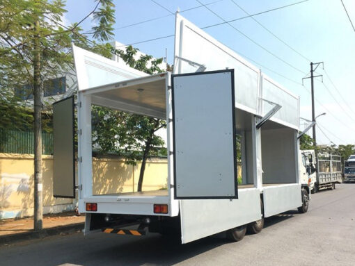 GIÁ XE TẢI HINO 15 TẤN FL8JT7A-J THÙNG KÍN INOX 7.66M