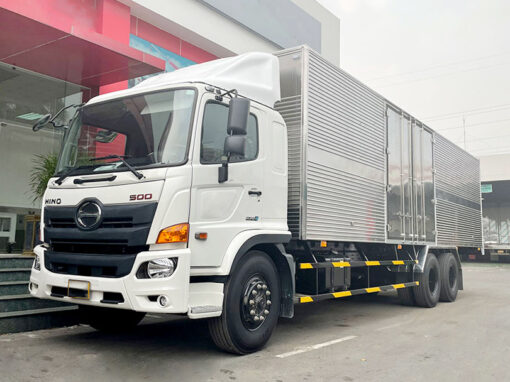 GIÁ XE TẢI HINO 15 TẤN FL8JT7A-J THÙNG KÍN INOX 7.66M