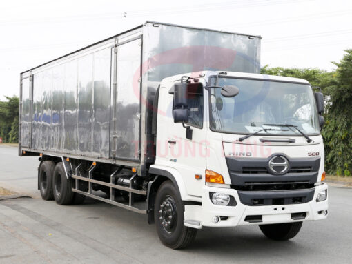 GIÁ XE TẢI HINO 15 TẤN FL8JT7A-J THÙNG KÍN INOX 7.66M