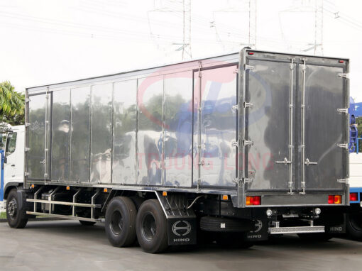 GIÁ XE TẢI HINO 15 TẤN FL8JT7A-J THÙNG KÍN INOX 7.66M