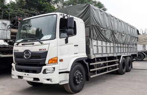 XE HINO 15 TẤN FL8JT7A-J THÙNG BẠT BỬNG NÂNG 7.75M