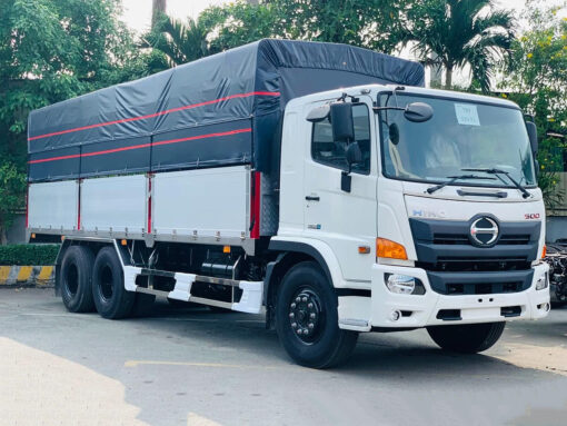 XE HINO 15 TẤN FL8JT7A-J THÙNG BẠT BỬNG NÂNG 7.75M