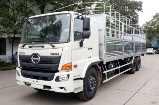 XE HINO 3 CHÂN FM8JW7A-U THÙNG BẠT BỬNG INOX 9.37M