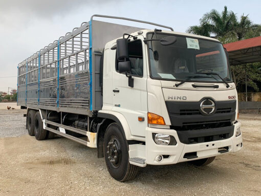 XE HINO 3 CHÂN FM8JW7A-U THÙNG BẠT BỬNG INOX 9.37M