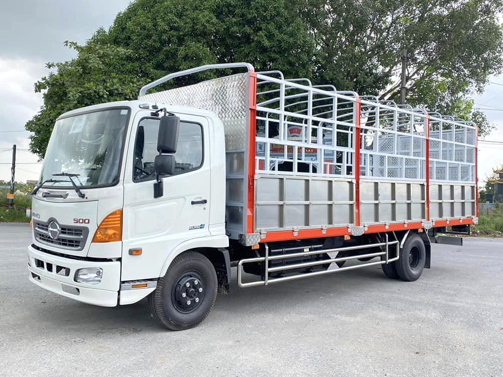 GIÁ XE HINO 6 TẤN 8 FC9JJTC THÙNG MUI BẠT 5.7M