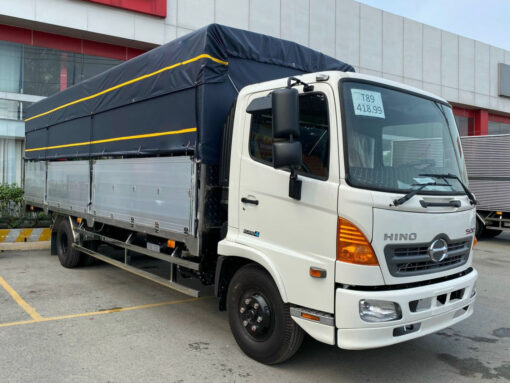 XE HINO 6 TẤN FC9JLTC THÙNG BẠT BỬNG NÂNG 6.42M