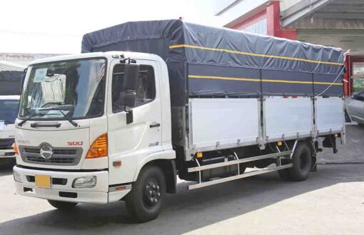 XE HINO 6 TẤN FC9JLTC THÙNG BẠT BỬNG NÂNG 6.42M