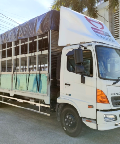 GIÁ XE HINO 6 TẤN FC9JLTC THÙNG CHỞ XE MÁY 6.6M