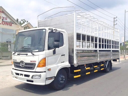 GIÁ XE HINO 6 TẤN FC9JNTC THÙNG CHỞ XE MÁY 7.3M