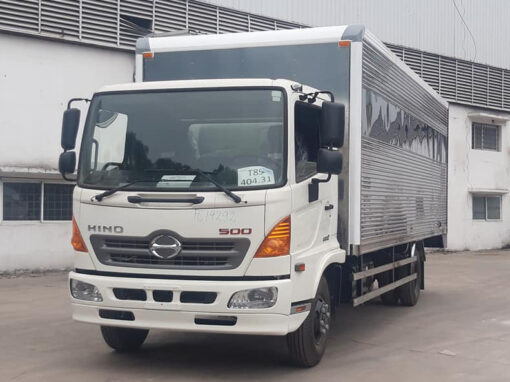 XE HINO 6 TẤN FC9JNTC THÙNG KÍN BỬNG NÂNG 7.1M