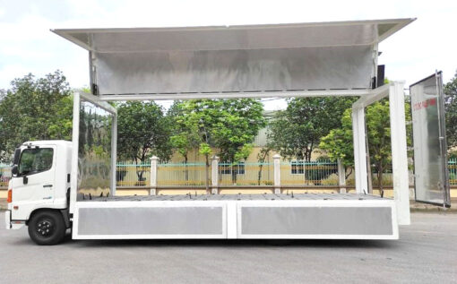 XE HINO 6 TẤN FC9JNTC THÙNG PALLET CÁNH DƠI 7.35M