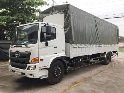 GIÁ XE HINO 8 TẤN FG8JT7A-H THÙNG CHỞ XE MÁY 9M