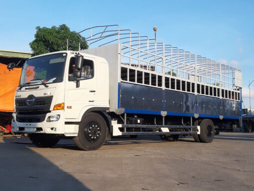 GIÁ XE HINO 8 TẤN FG8JT7A-UTL THÙNG CHỞ XE MÁY 9.8M