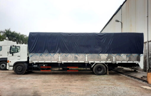 GIÁ XE HINO 8 TẤN FG8JT7A-UTL THÙNG CHỞ XE MÁY 9.8M