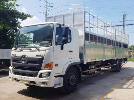 GIÁ XE HINO 8 TẤN FG8JT7A-UTL THÙNG CHỞ XE MÁY 9.8M